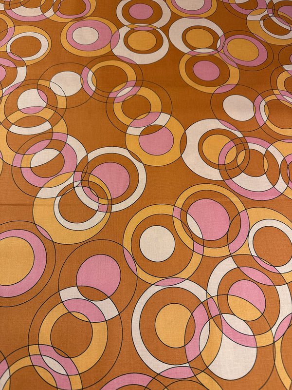 Andover Fabrics - Astrologika - Gold Circles - Cotton Fabric - 44/45" Wide - 100% Cotton