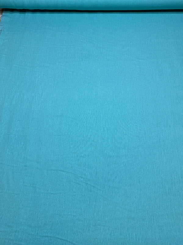 Aqua Blue - Linen - 44/45" Wide - 100% Linen