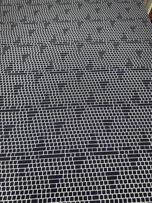 Black Tiles - 44/45" Wide - 100% Cotton sec ST