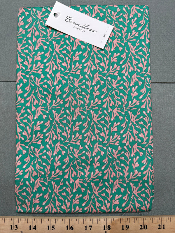 Boundless Fabrics - Kelp Green - 1 yard Pre-Cut - 44/45" Wide - 100% Cotton