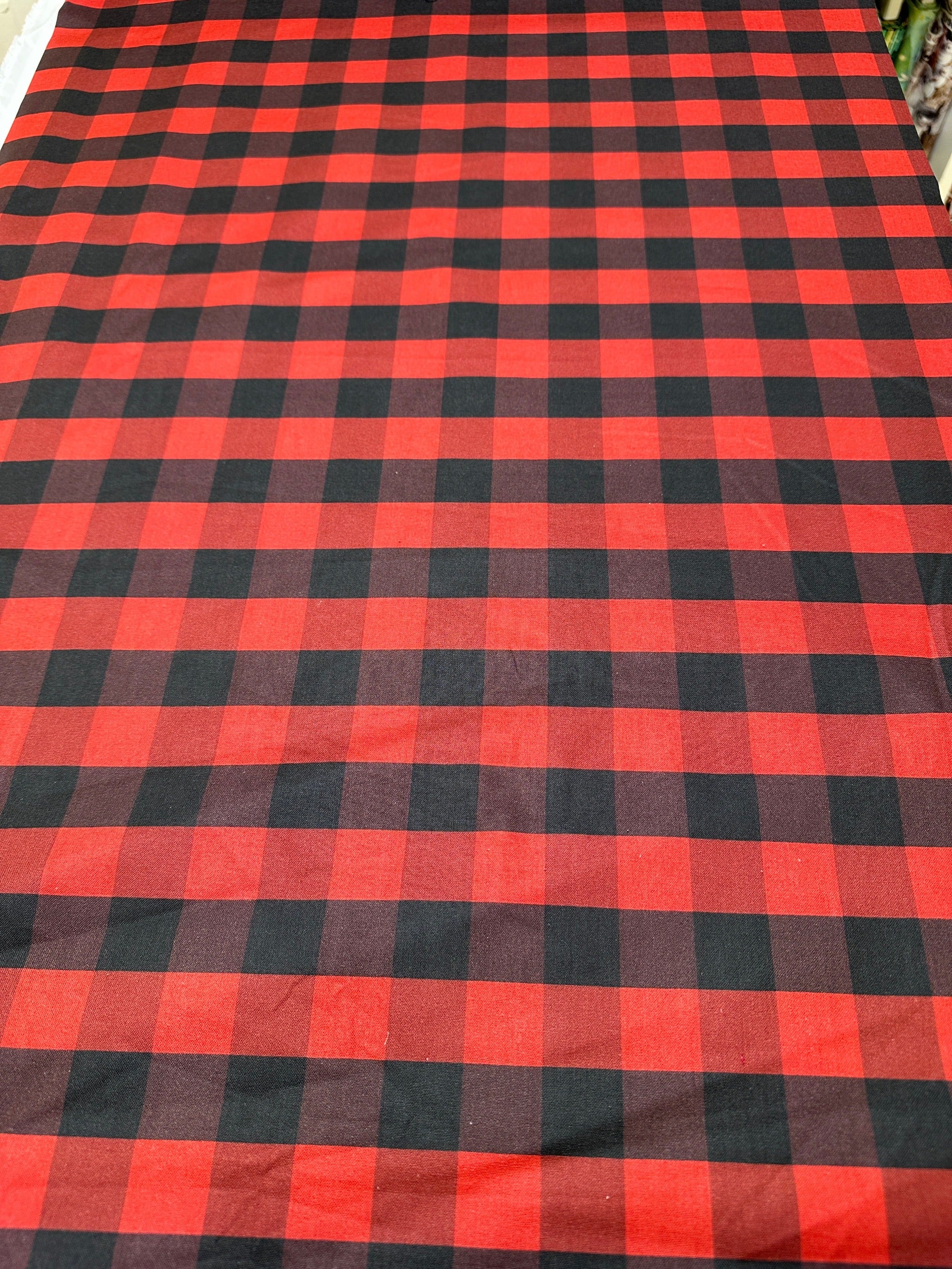 Buffalo Plaid - Cotton Fabric - 44/45