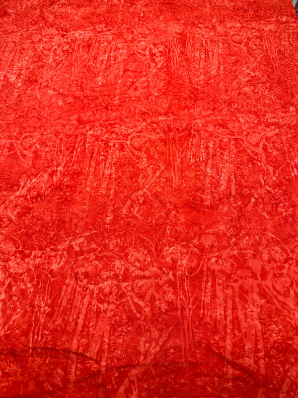 Cardinal Batik Cotton - 44/45" Wide - 100% Cotton sec4