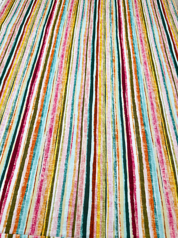 Colorful Stripes - 44/45" Wide - 100% Cotton sec ST