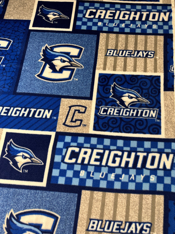 Creighton University Bluejays - Fleece Fabric - 58/60" Wide