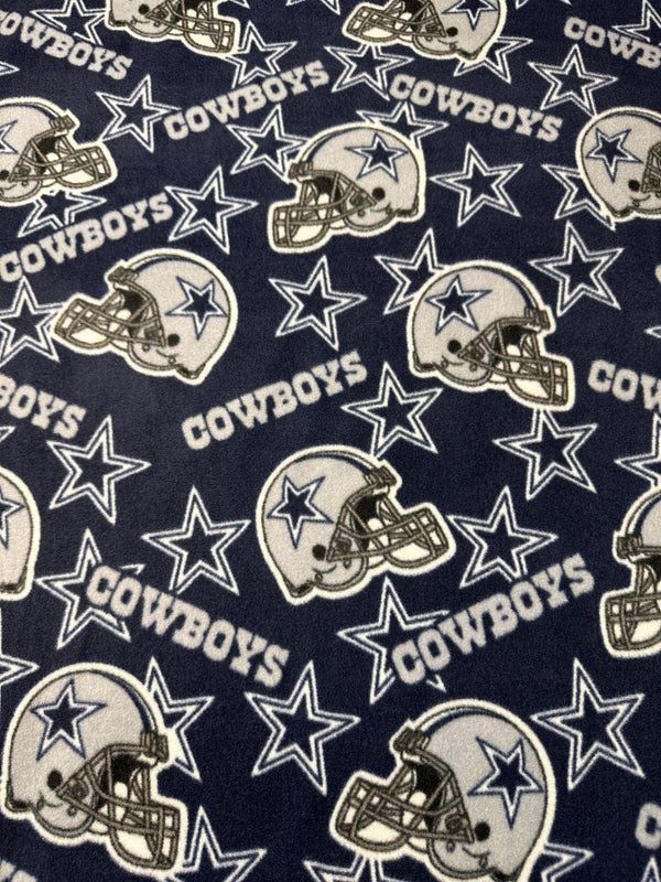 Dallas Cowboys - NFL Fleece Fabric - 58/60" Wide