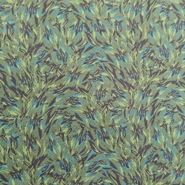 Dark Green Grass Quilting Fabric by Suite B Fabrics sec1