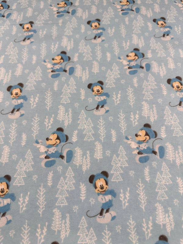 Disney - Mickey Mouse Flannel - Cotton Flannel Fabric -  44/45" Wide - 100% Cotton