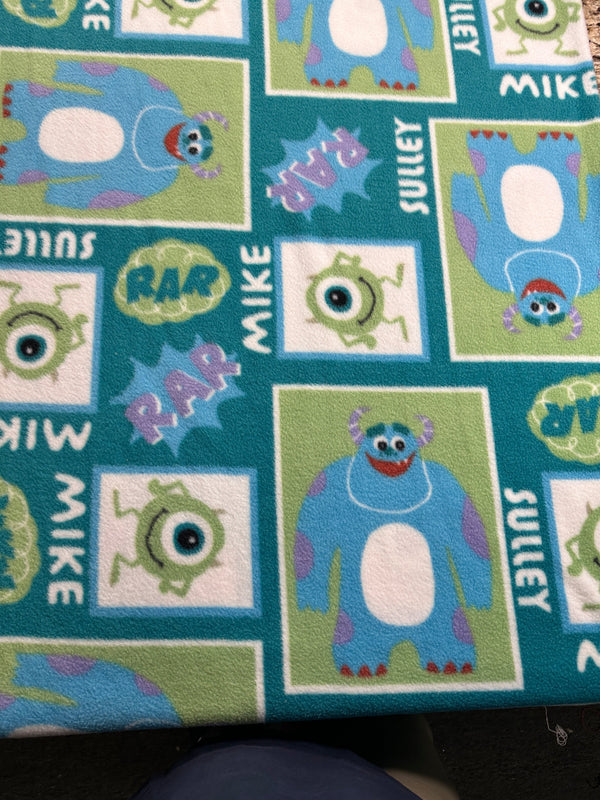 Disney Monsters Inc. - Fleece Fabric - 58/60" Wide