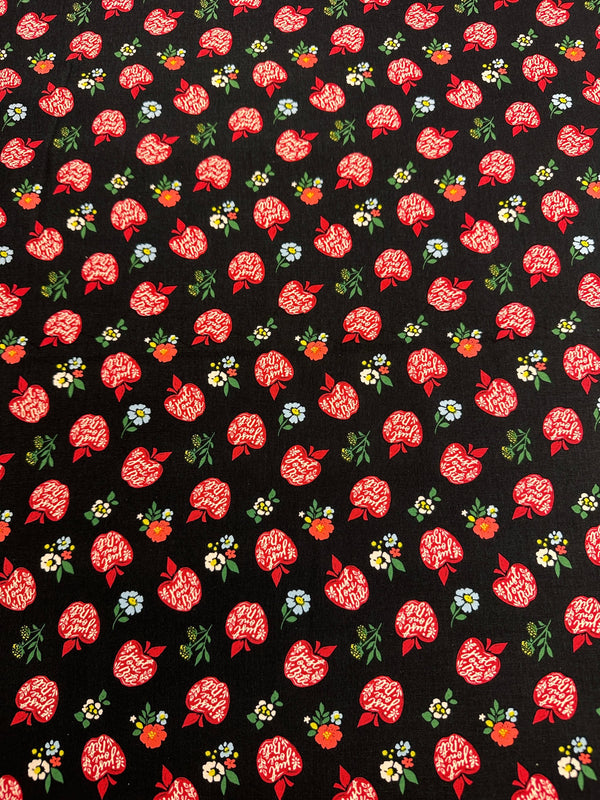 Disney - Poison Apple - Cotton Fabric - 44/45" Wide - 100% Cotton