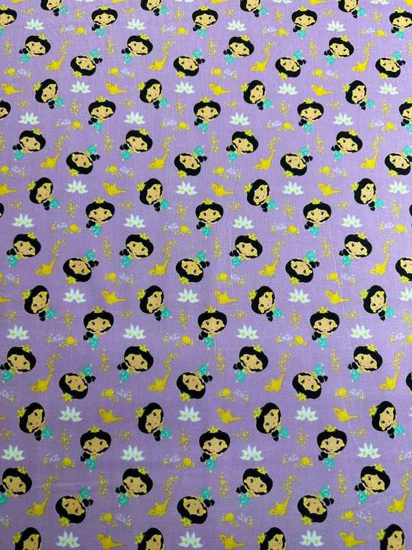 Disney - Princess - Cotton Fabric - 44/45" Wide - 100% Cotton