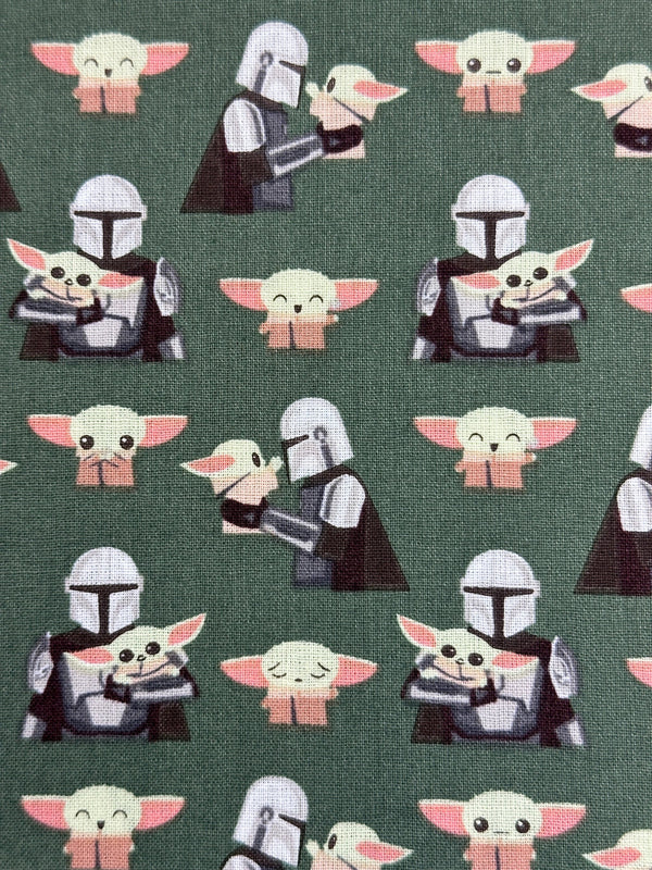 Disney Star Wars - Mandalorian & Baby Yoda - Cotton Fabric - 44/45" Wide - 100% Cotton