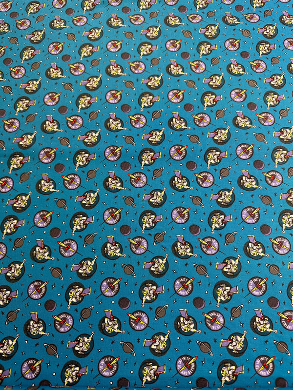 Disney Toy Story - Buzz Lightyear - Cotton Fabric - 44/45" Wide - 100% Cotton