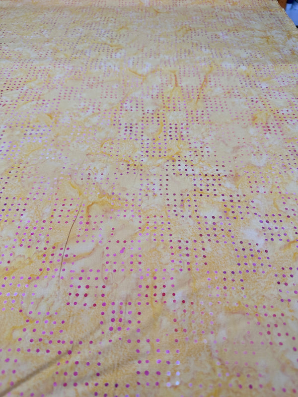 Dots on Batik Cotton - 44/45" Wide - 100% Cotton - sec.8