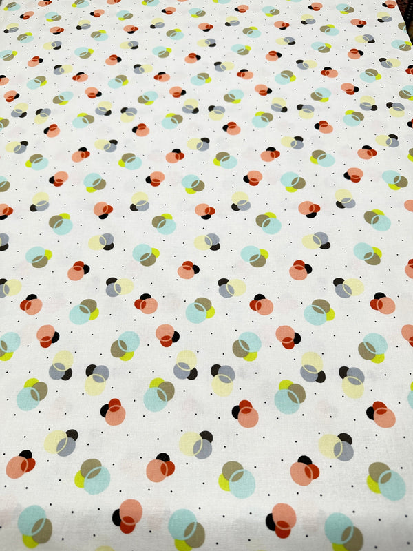 Bubbles Floating - 44/45" Wide - 100% Cotton - sec3