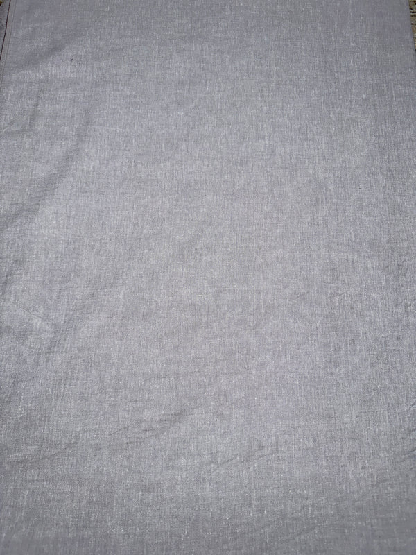 Foggy Gray Linen Blend - 44/45" Wide - 55% Linen 42%Cotton 3% Spandex