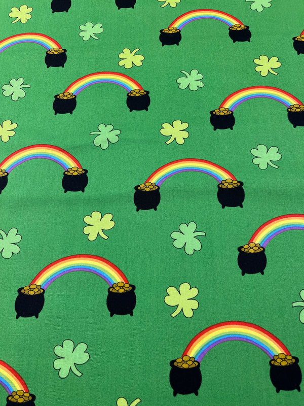 Andover Fabric-Three’s a charm-44/45” wide-100% cotton-green