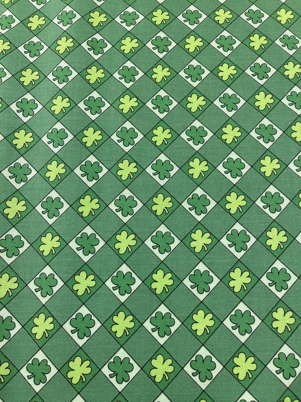 Andover fabric-Three’s a charm-44/45”wide-100% cotton-green