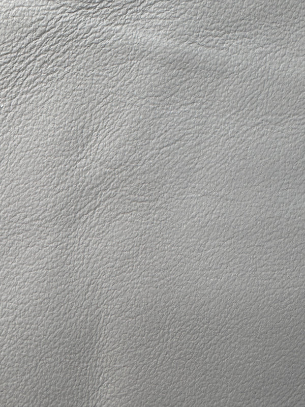 Genuine Leather - Remnant - Grey - 20"x21" (approximate dimensions)