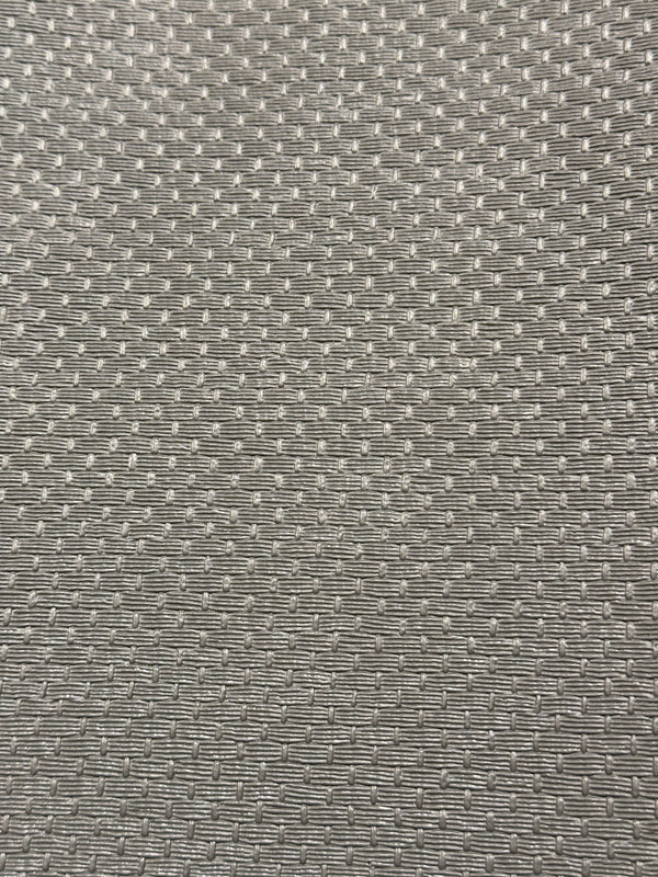 Gray Basket Weave Vinyl Fabric