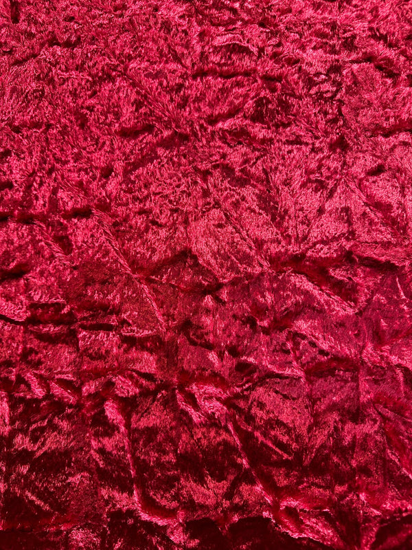 JB Martin - Velvet Upholstery Fabric - Nirvana - Red - 56" Wide