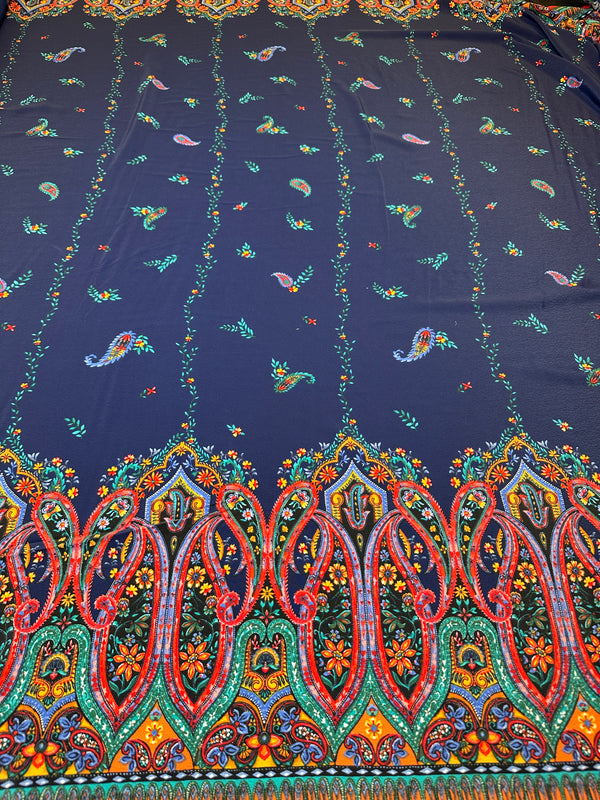 Jamawar Saree - Polyester Fashion Fabric - 58/60" Wide
