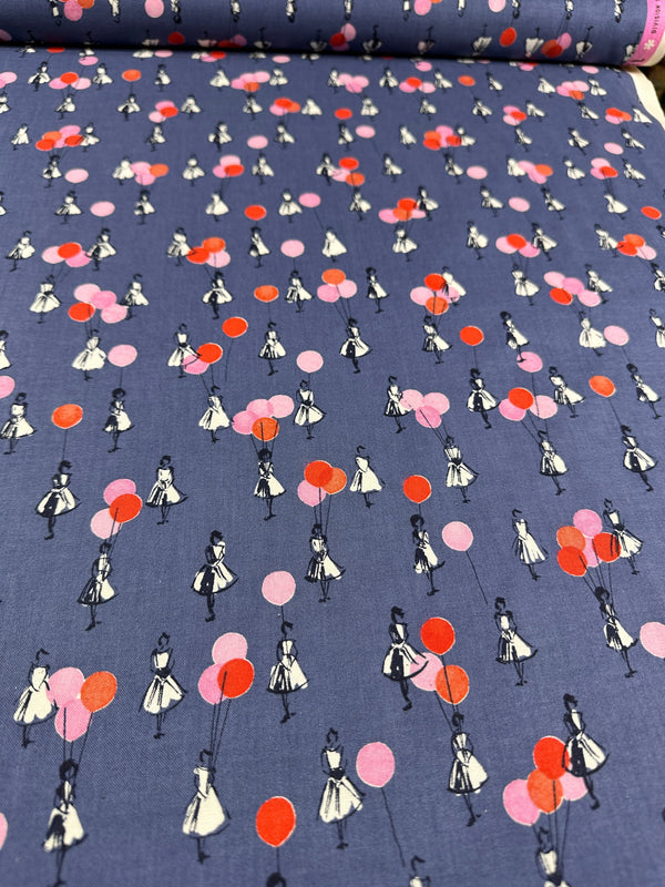 Jubilee Balloons - Cotton Fabric - 44/45" Wide - 100% Cotton - AI2