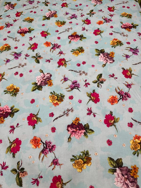 June Flowers - 44/45" Wide - 100% Cotton sec ST