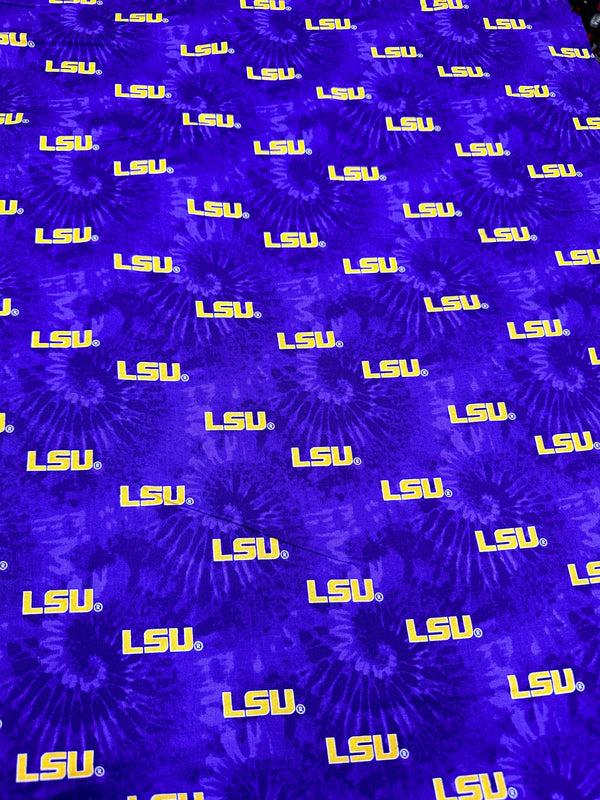 LSU - Louisiana State University Tigers - 44/45" Wide - 100% Cotton