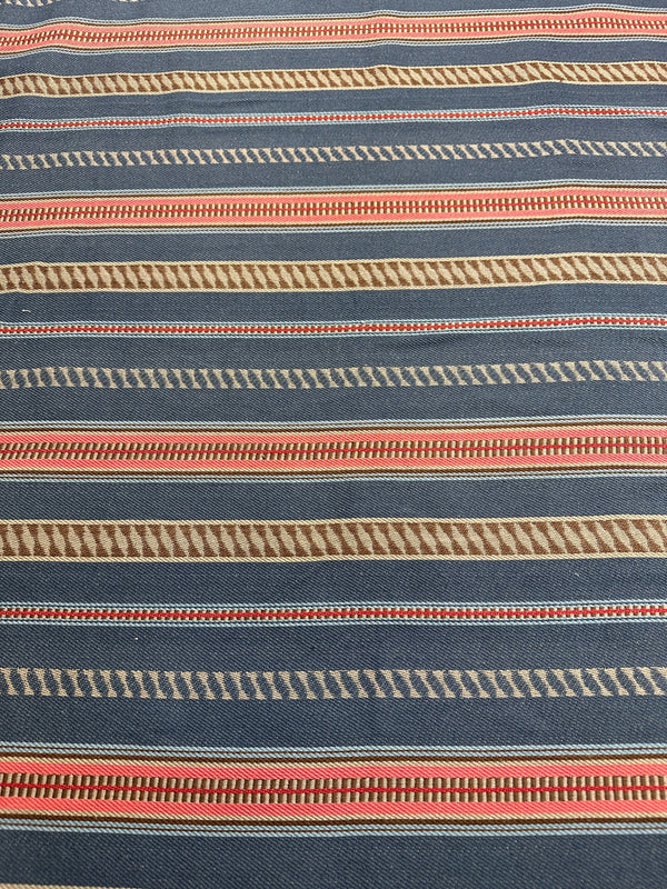 Laura & Kiran - Durham Stripe - Upholstery - Cotton Fabric - 54/56" Wide - 100% Cotton