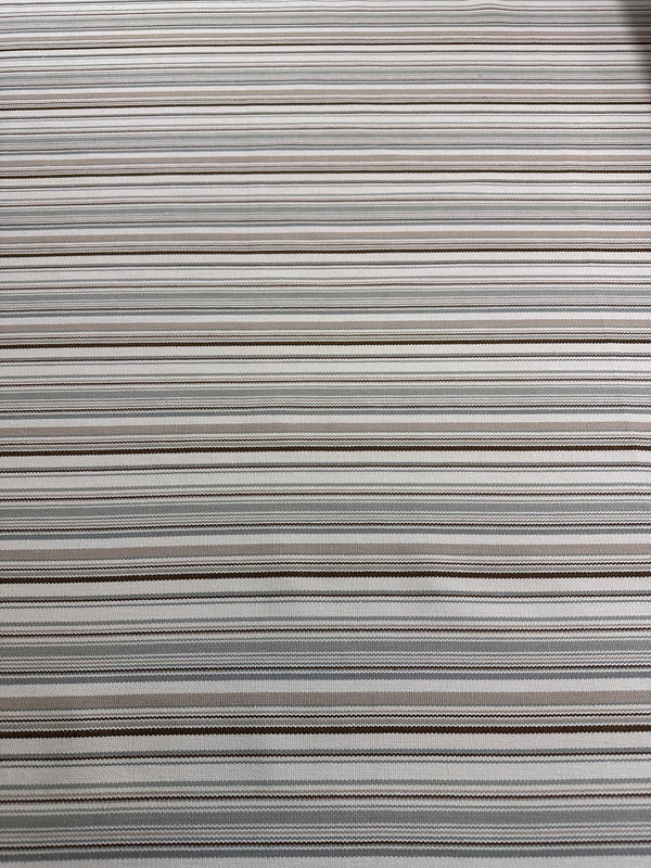 Laura & Kiran - Malibu Stripe - Stone - Upholstery - Cotton Fabric - 54/56" Wide - 100% Cotton