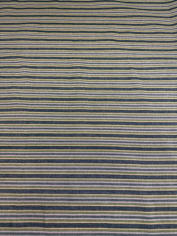 Laura & Kiran - Napa Stripe Fern - Upholstery - Cotton Fabric - 54/56" Wide - 100% Cotton