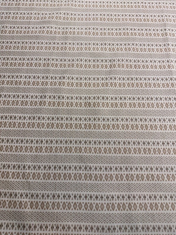 Laura & Kiran - Nina Stripe - Sandstone - Upholstery - Cotton Fabric - 54/56" Wide - 100% Cotton