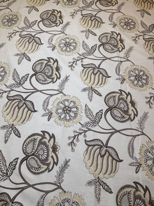 Laura & Kiran - Pondicherry - Upholstery/Drapery Cotton Fabric - 56" Wide - 100% Cotton