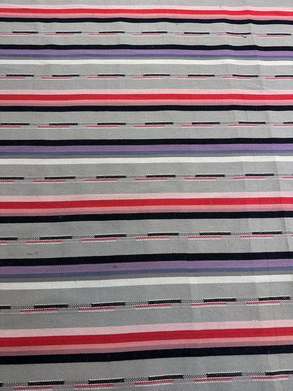 Laura & Kiran - Saddle Blanket - Grey/Black - Upholstery - Cotton Fabric - 54/56" Wide - 100% Cotton