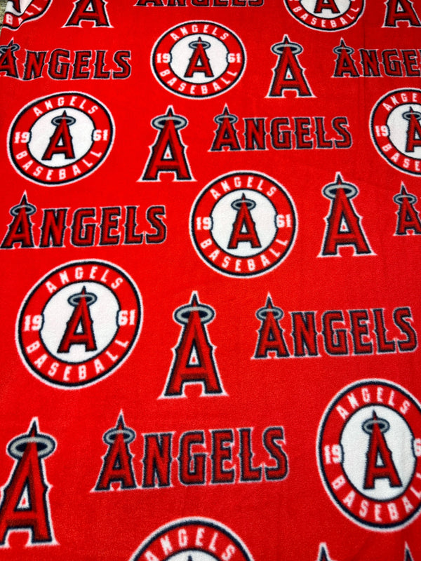 Los Angeles Angels - MLB Fleece Fabric - 58/60" Wide