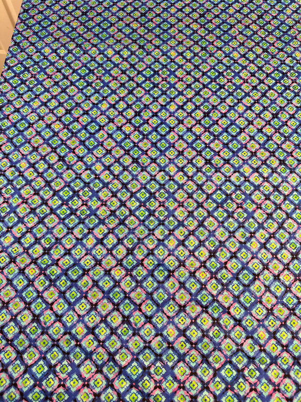 Luminous Diamond - Cotton Fabric - 44/45" Wide - 100% Cotton Ai 2