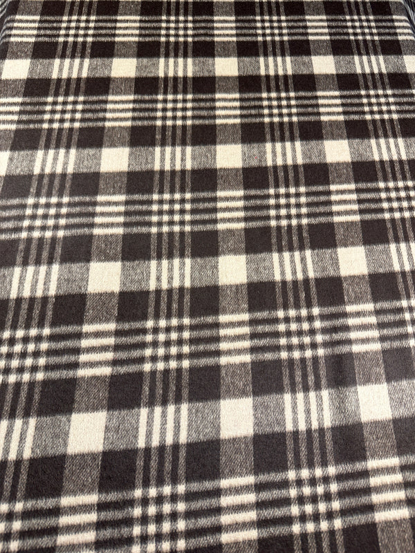 Tartan Plaid - Melton Wool Blend - 58" Wide - 50% Wool 50% Poly