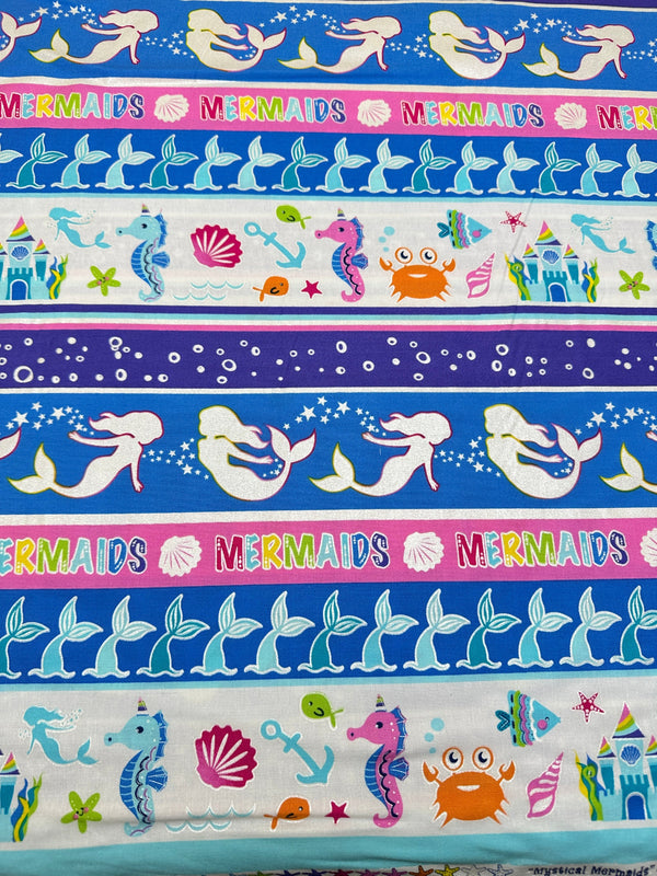 Mermaids - 44/45" Wide - 100% Cotton - sec2