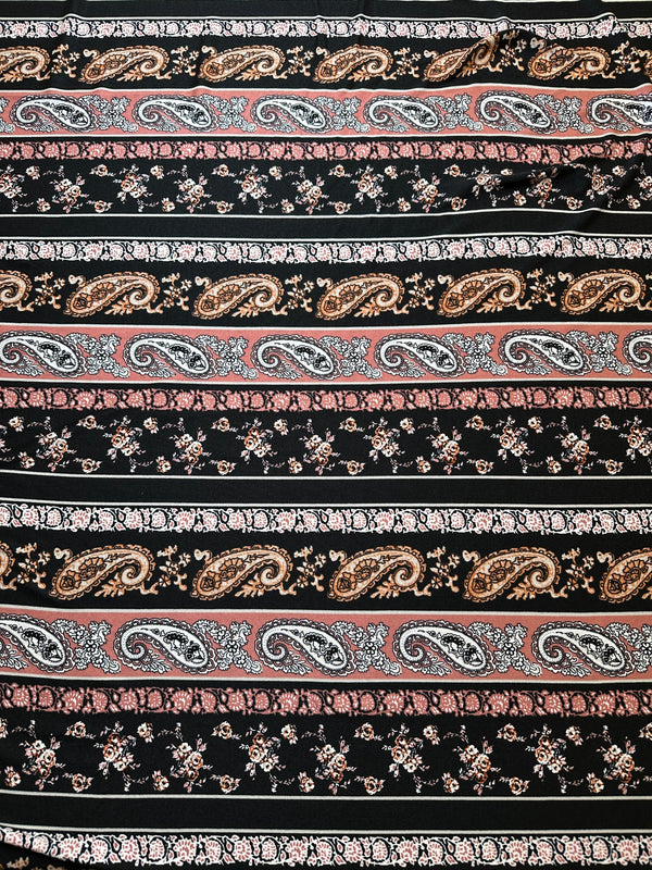 Paisley - Spandex Knit - 58-60" Wide