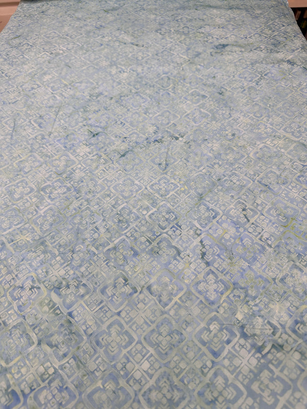 Pale Tile Pattern Batik Cotton - 44/45" Wide - 100% Cotton - sec.8