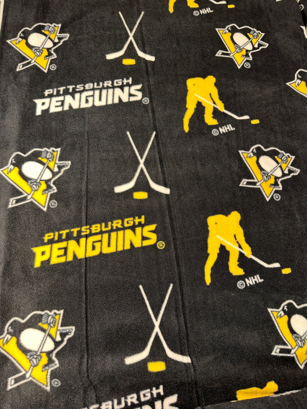 Pittsburgh Penguins - NHL Fleece Fabric - 58/60" Wide