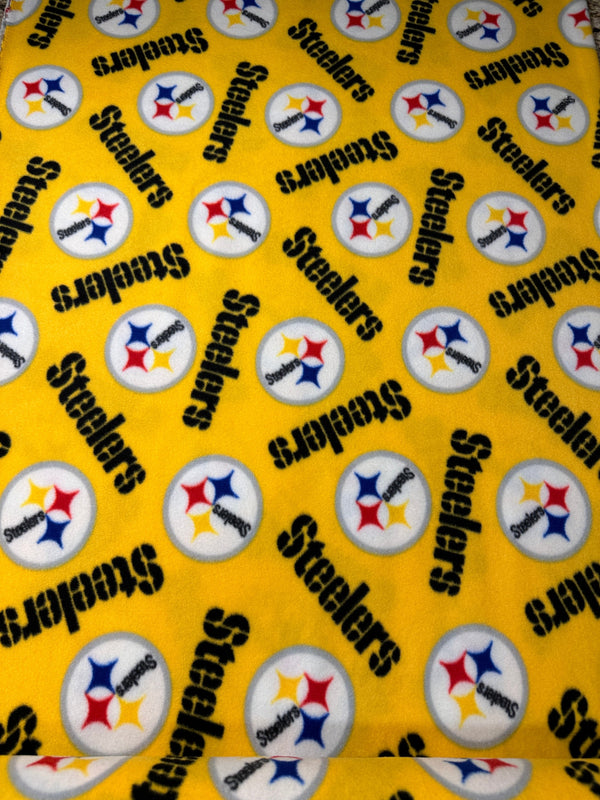 Pittsburgh Steelers - Fleece Fabric - 58/60" Wide