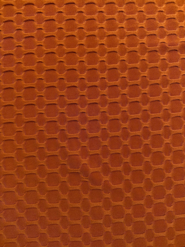 Orange Rust - Poly/Spandex Knit - 60" Wide