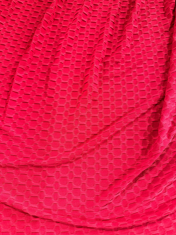 Red - Poly/Spandex Knit - 60" Wide