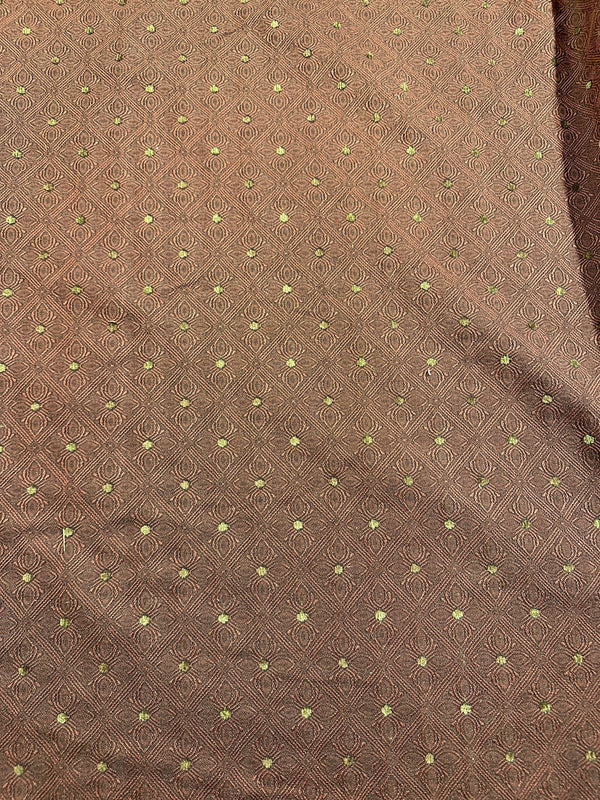 Port Wine Diamonds with Dots Upholstery Fabric - 56" Wide