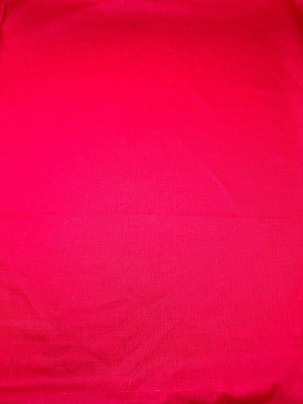 Red Linen Blend - 44/45" Wide - 55% Linen 45%Cotton