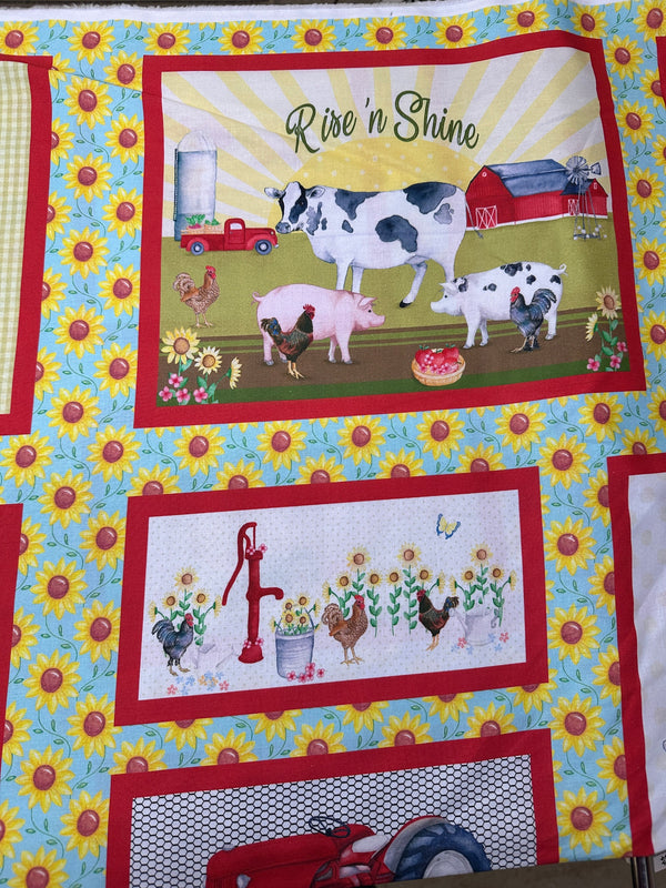 Rise n' Shine - Cotton Fabric - 44/45" Wide - 100% Cotton sec7