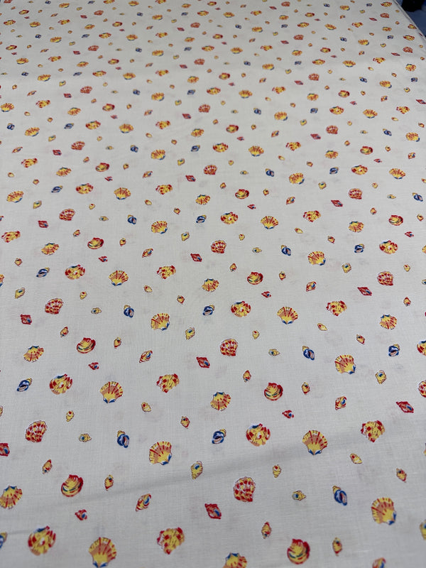 Sea Shells - Cotton Fabric - 44/45" Wide - 100% Cotton AI2