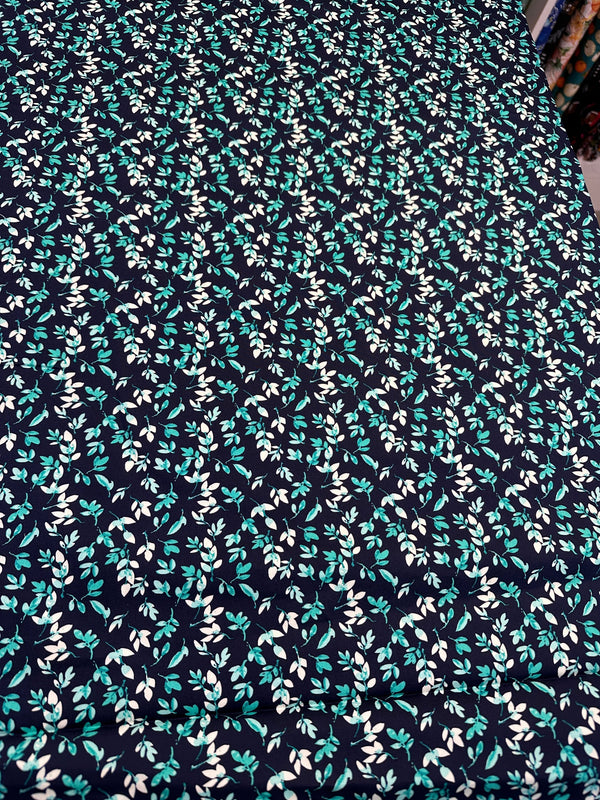 Small Leaves - Cotton Fabric - 44/45" Wide - 100% Cotton Ai 2