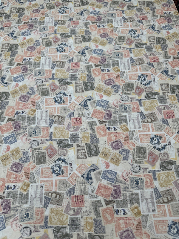 Stamps - 44/45" Wide - 100% Cotton sec ST